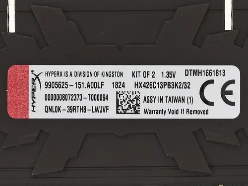 Оперативная память 32 Gb 2666 MHz Kingston HYPERX PREDATOR (HX426C13PB3K2/32)