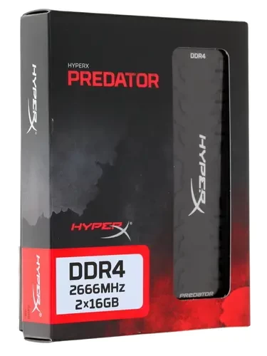 Оперативная память 32 Gb 2666 MHz Kingston HYPERX PREDATOR (HX426C13PB3K2/32)