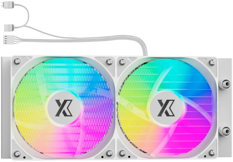 Система жидкостного охлаждения для процессора XASTRA LP240 ARGB WH White (LP240-WHAFXX-GL)