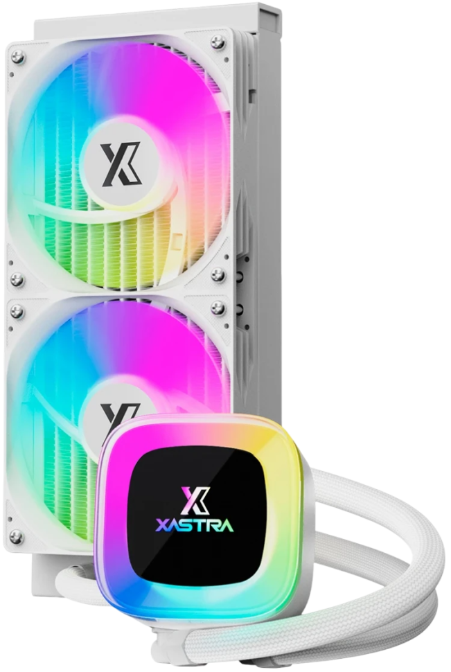 Система жидкостного охлаждения для процессора XASTRA LP240 ARGB WH White (LP240-WHAFXX-GL)