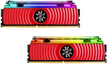 Оперативная память 16 Gb 3600 MHz ADATA XPG SPECTRIX D80 RGB Red (AX4U360038G18A-DR80)