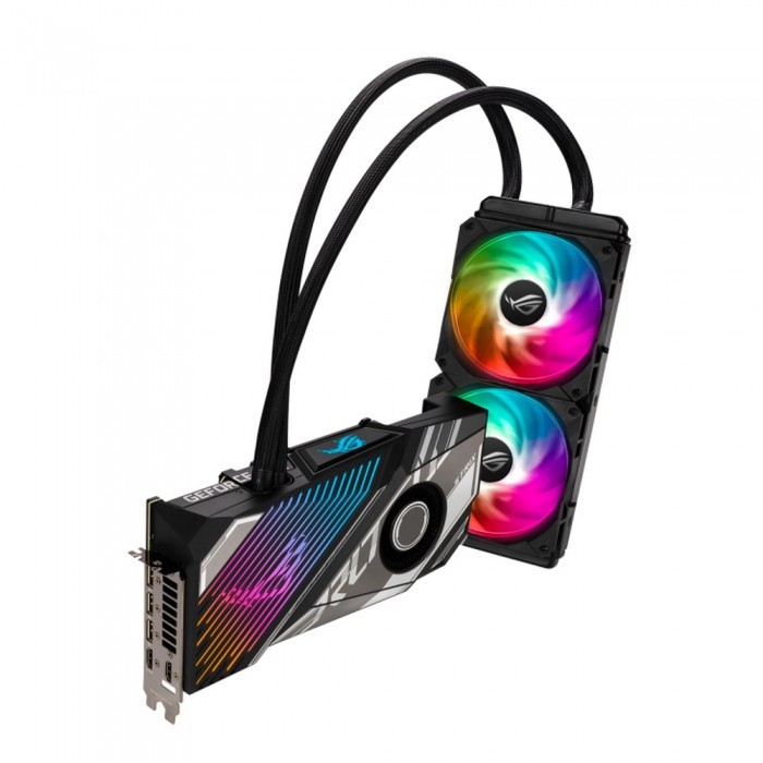 Видеокарта ASUS (ROG-STRIX-LC-RTX3080TI-O12G-GAMING) GeForce RTX 3080 Ti OC 12GB ROG STRIX LC OC 90YV0GT2-M0NM00