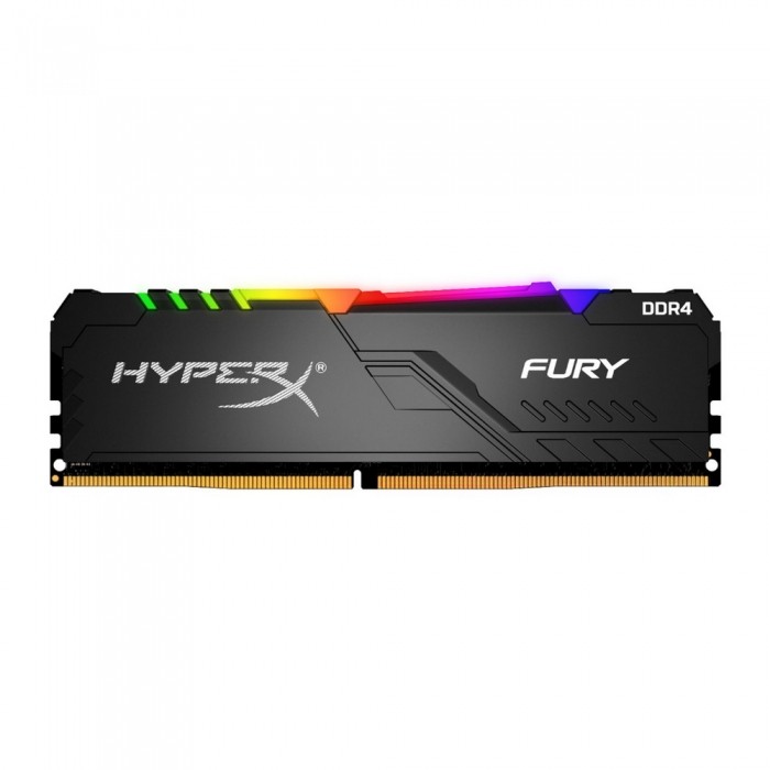 Оперативная память 8 Gb 2400 MHz Kingston HYPERX FURY Black RGB (HX424C15FB3A/8)