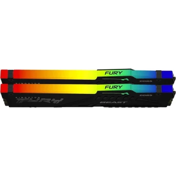 Оперативная память 16 Gb 6000 MHz Kingston FURY Beast RGB Black (KF560C30BBEAK2-16)