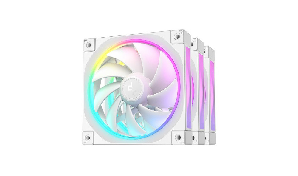 Комплект вентиляторов для корпуса Deepcool ARGB White (FL12 WH-3 IN 1)