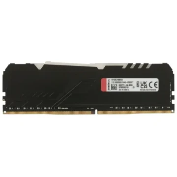 Оперативная память 8 Gb 2666 MHz Kingston FURY Beast RGB Black (KF426C16BBA/8)