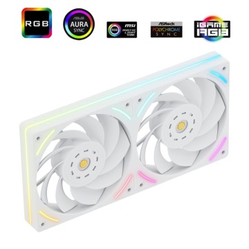 Комплект вентиляторов для корпуса Thermalright TL-UB24RW Reverse ARGB White (TRTLUB24RW)