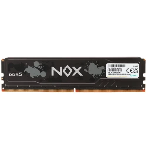 Оперативная память 16 Gb 5200 MHz Apacer OC NOX (AH5U16G52C502MBAA-1)