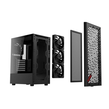 Компьютерный корпус ADATA XPG VALOR AIR TG Black (VALORAIRMT-BKCWW)