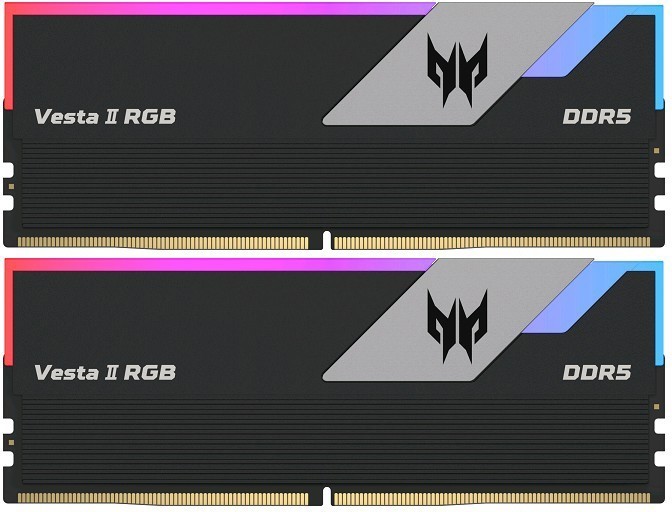 Оперативная память 32 Gb 6000 MHz Acer Predator Vesta II RGB Black VESTA2-32GB-6000-1R8-V1 (BL.9BWWR.327)