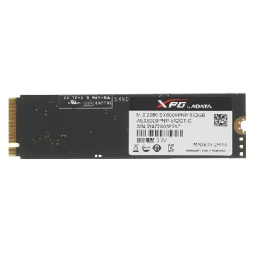 Твердотельный накопитель ADATA 512 Gb SX6000 PRO ASX6000PNP-512GT-C XPG