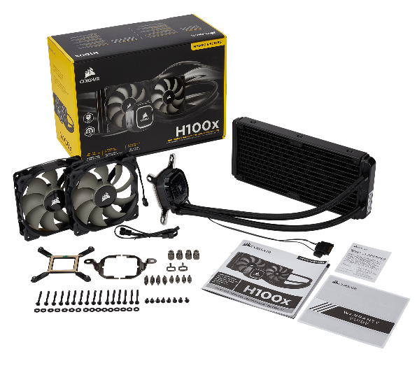 Жидкостная система охлаждения Corsair H100x CW-9060040-WW