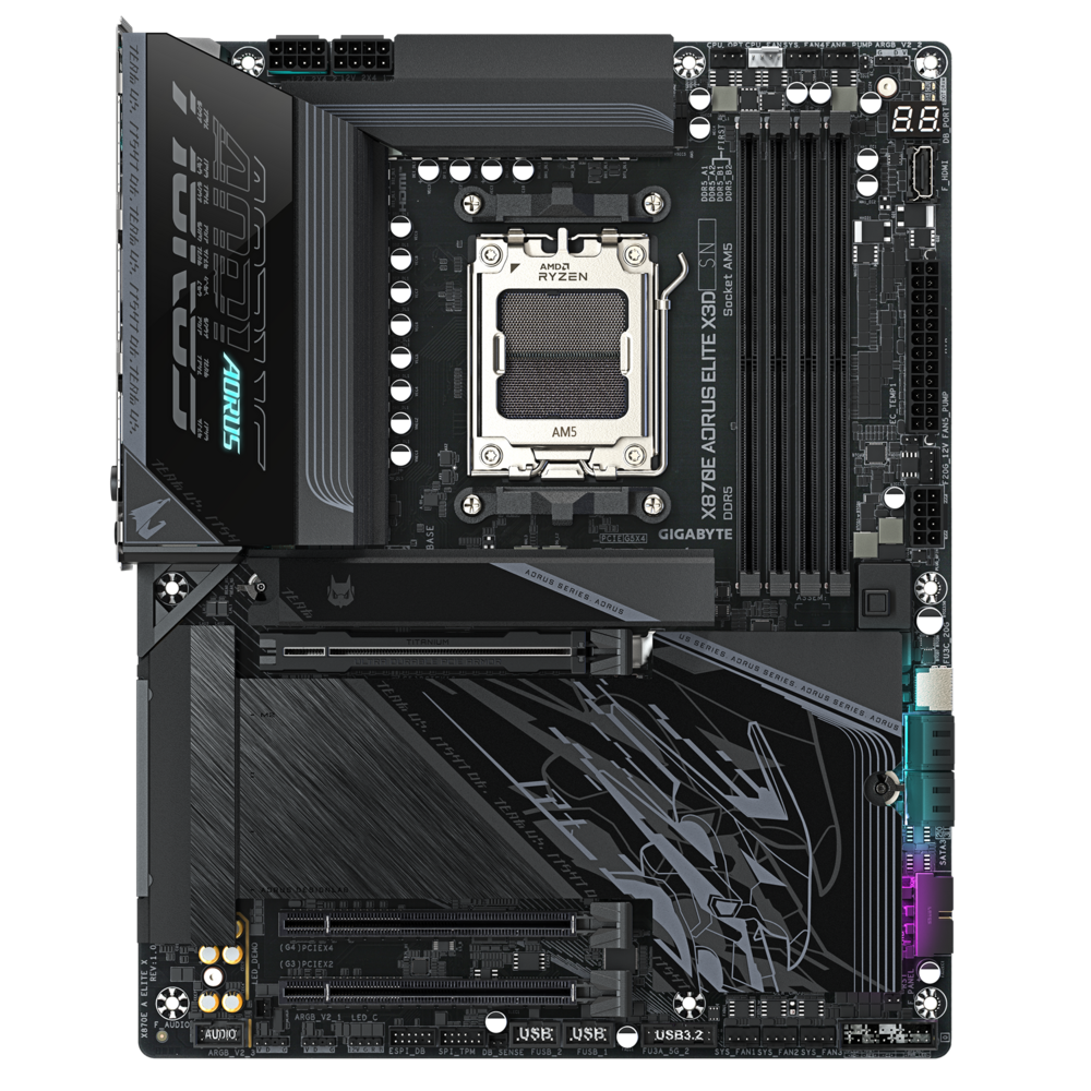 Материнская плата Gigabyte X870E AORUS ELITE X3D rev