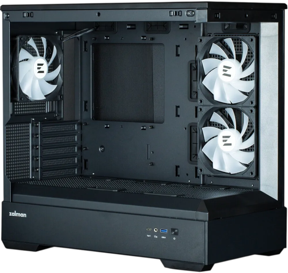 Компьютерный корпус Zalman TG ARGB Black (P30 Black)