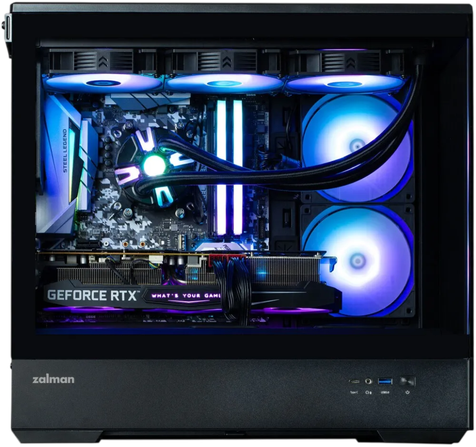 Компьютерный корпус Zalman TG ARGB Black (P30 Black)