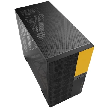 Компьютерный корпус Geometric Future Model 5 Vent Black Yellow (1AM5VTBY00100) (GF_M5-VENT-YB)