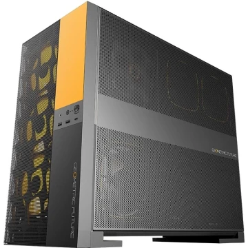 Компьютерный корпус Geometric Future Model 5 Vent Black Yellow (1AM5VTBY00100) (GF_M5-VENT-YB)