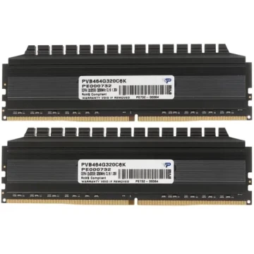 Оперативная память 64 Gb 3200 MHz PATRIOT (PVB464G320C6K)