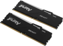 Оперативная память 32 Gb 6400 MHz Kingston FURY Beast RGB Black (KF564C32BBAK2-32)