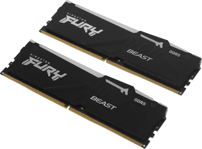Оперативная память 32 Gb 6400 MHz Kingston FURY Beast RGB Black (KF564C32BBAK2-32)