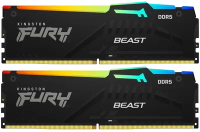 Оперативная память 32 Gb 6400 MHz Kingston FURY Beast RGB Black (KF564C32BBAK2-32)