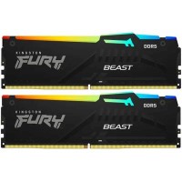 Оперативная память 32 Gb 6400 MHz Kingston FURY Beast RGB Black (KF564C32BBAK2-32)