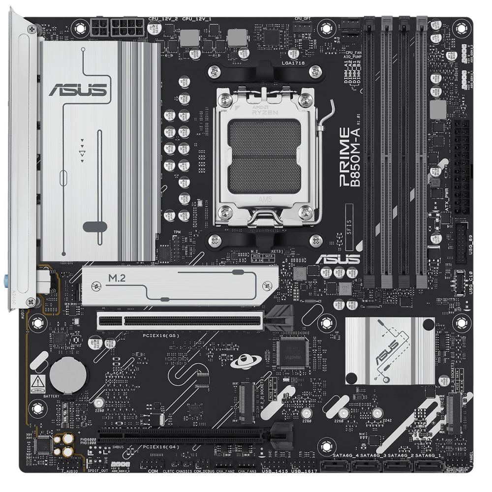 Материнская плата ASUS PRIME B850M-A-CSM (90MB1LQ0-M0EAYC)