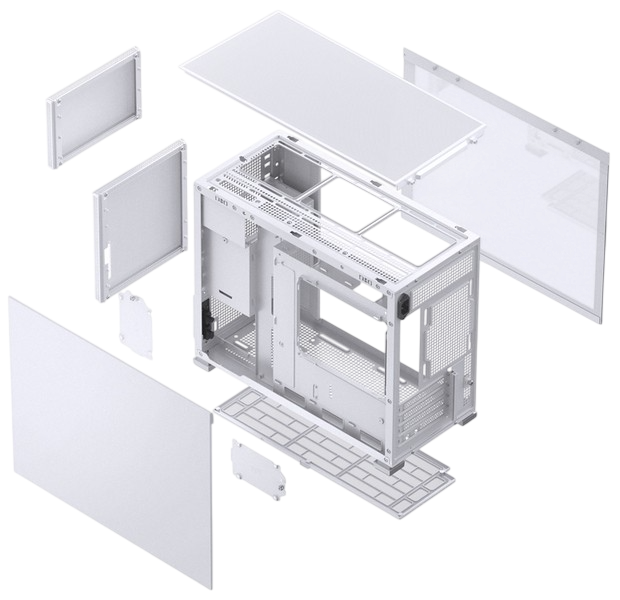Компьютерный корпус JONSBO D31 MESH TG White