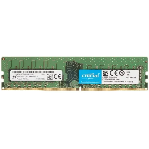 Оперативная память 32 Gb 2666 MHz CRUCIAL (CT32G4DFD8266)
