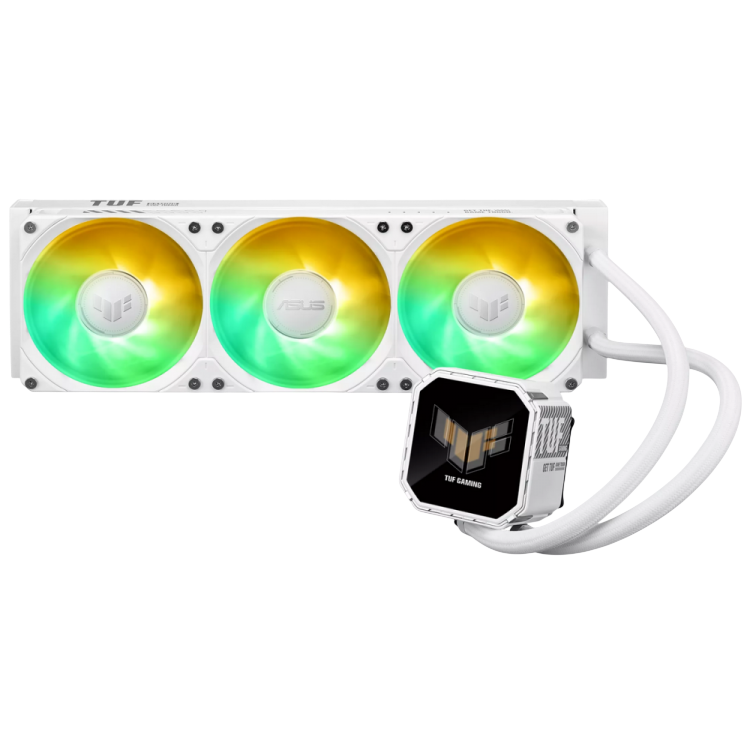 Система жидкостного охлаждения для процессора ASUS TUF GAMING LC III 360 ARGB LCD White (90RC01A2-B0EAY0)