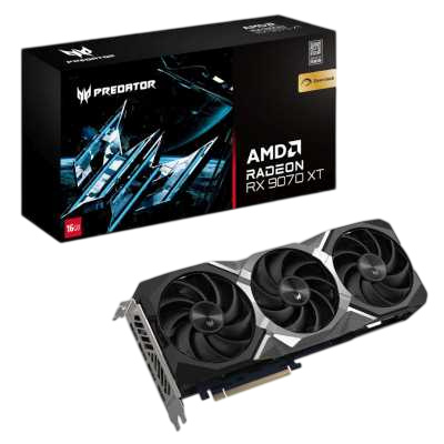 Видеокарта Acer (DP.Z4FWW.P01) Radeon RX 9070 XT 16GB PREDATOR BIFROST OC
