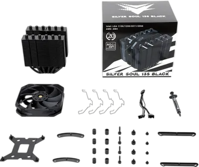 Кулер для процессора Thermalright Silver Soul 135 Black (TRSS135B)