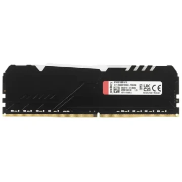 Оперативная память 16 Gb 2666 MHz Kingston FURY BEAST RGB Black (KF426C16BB1A/16)