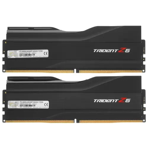 Оперативная память 32 Gb 6000 MHz G.Skill TRIDENT Z5 Black (F5-6000J4040F16GX2-TZ5K)