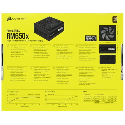 Блок питания Corsair 650W RM650x CP-9020198-EU