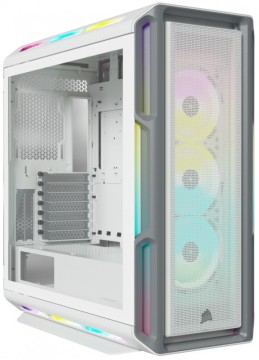 Компьютерный корпус Corsair iCUE 5000T RGB TG Mid-Tower Smart Case White CC-9011231-WW