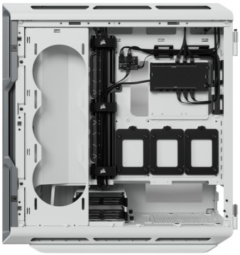Компьютерный корпус Corsair iCUE 5000T RGB TG Mid-Tower Smart Case White CC-9011231-WW
