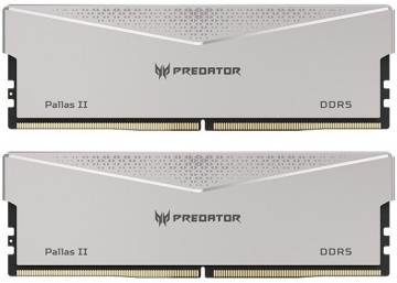 Оперативная память 64 Gb 6000 MHz Acer Predator Pallas II Silver PALLASII-64GB-6000-2R8-2X (BL.9BWWR.352)