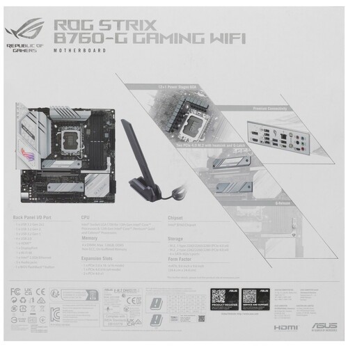 Материнская плата ASUS ROG STRIX B760-G GAMING WIFI 90MB1EQ0-M0EAY0