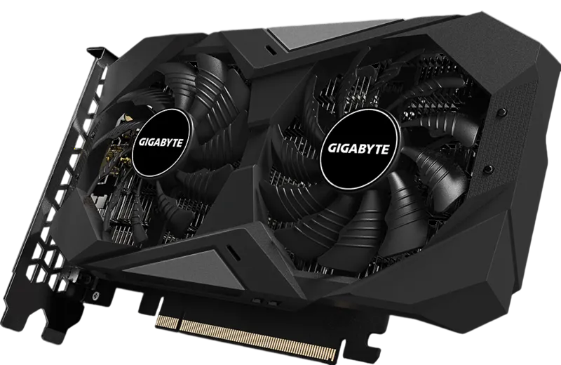 Видеокарта Gigabyte (GV-N1656WF2OC-4GD) GeForce GTX 1650 D6 4GB WINDFORCE OC (rev. 1.0)