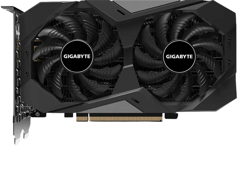 Видеокарта Gigabyte (GV-N1656WF2OC-4GD) GeForce GTX 1650 D6 4GB WINDFORCE OC (rev. 1.0)