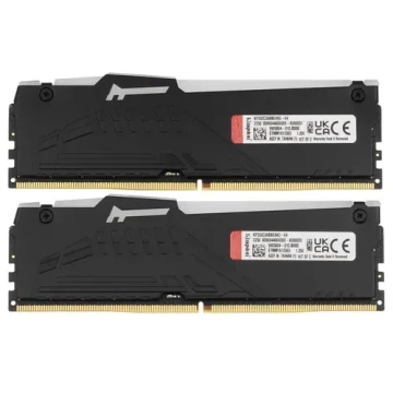 Оперативная память 64 Gb 5200 MHz Kingston FURY Beast RGB EXPO Black (KF552C36BBEAK2-64)