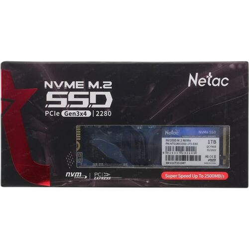 Твердотельный накопитель NETAC 1000 Gb (NT01NV2000-1T0-E4X)