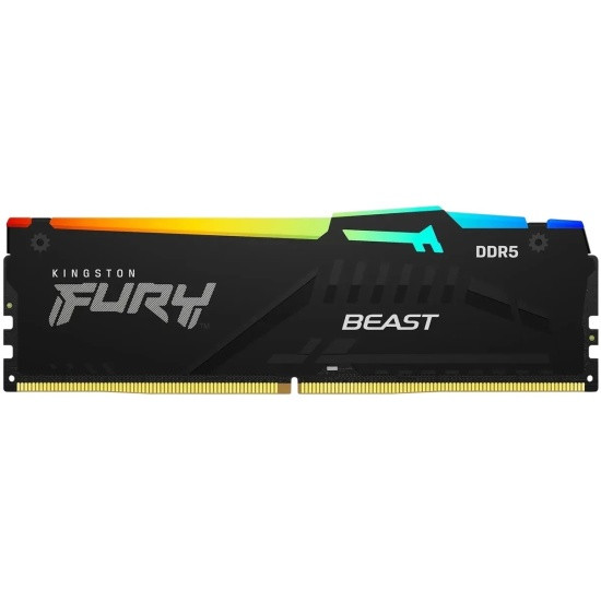 Оперативная память 32 Gb 5200 MHz Kingston FURY Beast RGB Black (KF552C40BB2A-32)