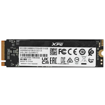 Твердотельный накопитель ADATA XPG 512 Gb Blade S70 (AGAMMIXS70B-512G-CS)