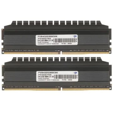 Оперативная память 32 Gb 3000 MHz PATRIOT VIPER 4 BLACKOUT (PVB432G300C6K)