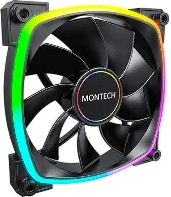 Вентилятор для корпуса Montech RX140 Reverse ARGB Black (RX140B) PWM