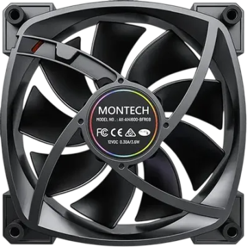 Вентилятор для корпуса Montech RX140 Reverse ARGB Black (RX140B) PWM
