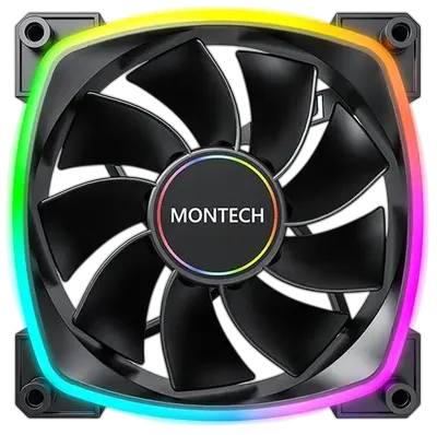 Вентилятор для корпуса Montech RX140 Reverse ARGB Black (RX140B) PWM