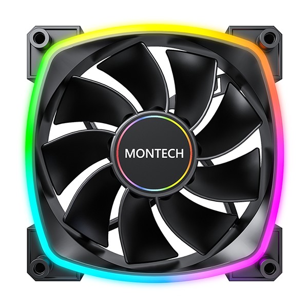 Вентилятор для корпуса Montech RX140 Reverse ARGB Black (RX140B) PWM